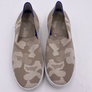 ROTHY's Sand Camo Slip on Sneaker 7.5 EUC RARE